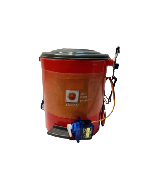KiddyPi Smart Dustbin STEM Kit | Build an Automatic Sensor-Based Dustbin with Arduino
