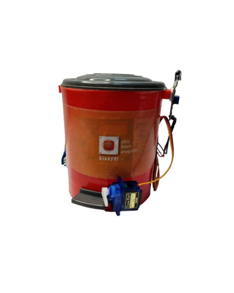 KiddyPi Smart Dustbin STEM Kit | Build an Automatic Sensor-Based Dustbin with Arduino